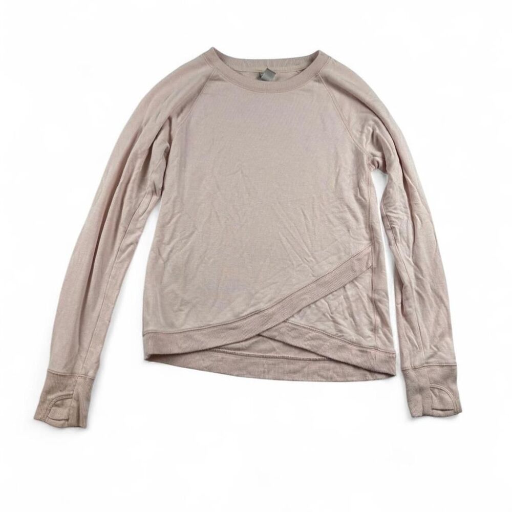 Athleta Girl Pink Long Sleeve Active Top Size L Kids Athletic Shirt
